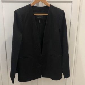 BCBG Max Azria black cape blazer